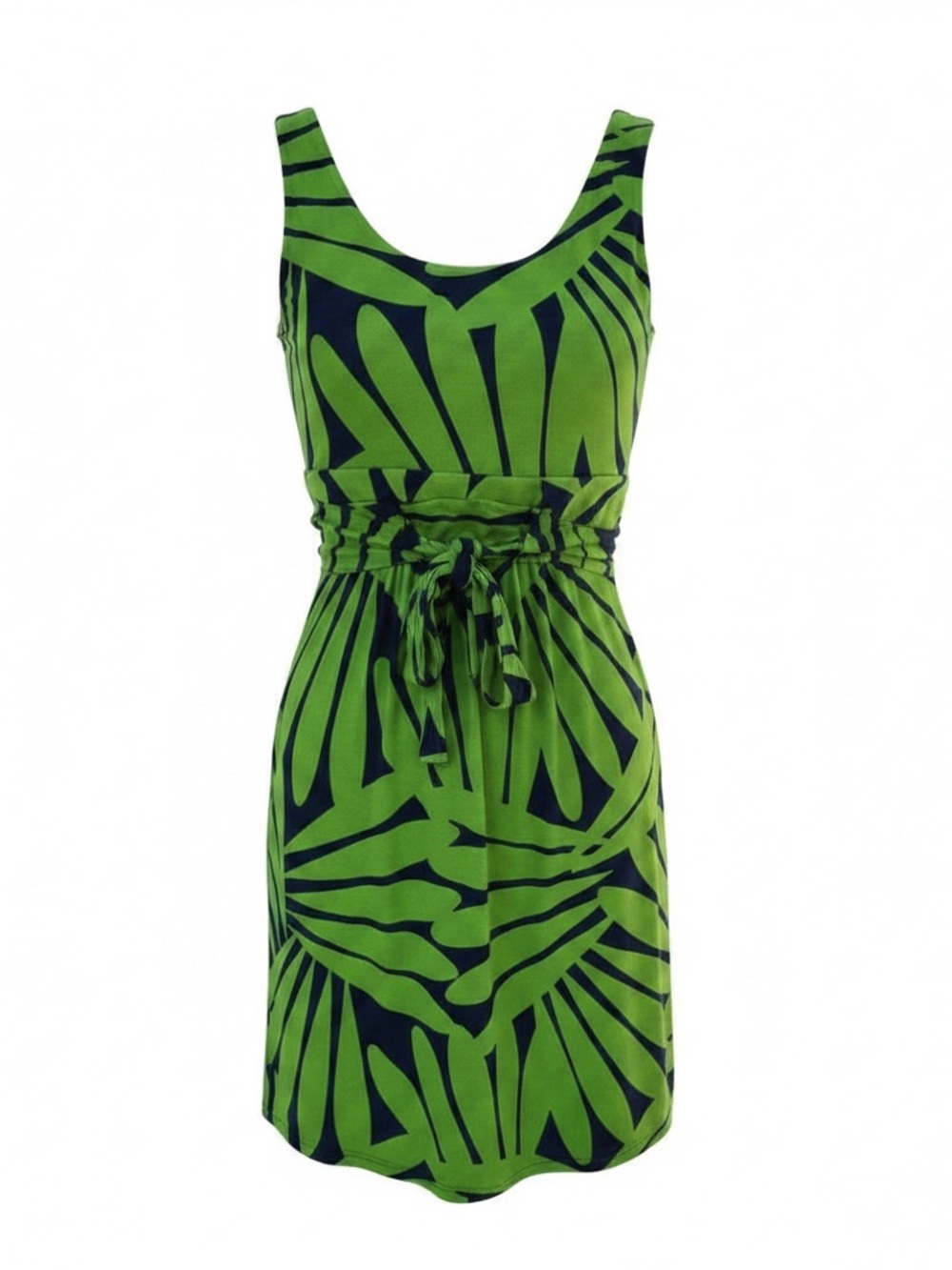 Banana Republic Green/Navy Dress, Sz XS
